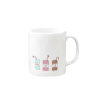 꿈의나라のゆめかわいいMILK Mug :right side of the handle