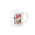 NEGATIVE，のRabbit_G Mug :right side of the handle