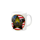 Ａ’ｚｗｏｒｋＳのアメリカンイーグル-AMC-THE STARS AND STRIPES Mug :right side of the handle