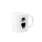 nyakamoの紳士猫 Mug :right side of the handle