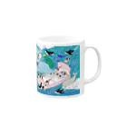 ももろ の夢にダイブ Mug :right side of the handle