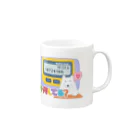 Andiamoのポケベル「今何してる？」 Mug :right side of the handle