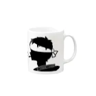 Pepe's official goodsのオリジナルイラスト入り Mug :right side of the handle