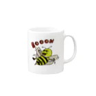 BOB's SHOPの空飛ぶハチ Mug :right side of the handle