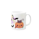 ゆるふわ館長 遥和- はるか -/天泣 白雨の天泣白雨のハロウィン2 Mug :right side of the handle