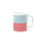 三重殺セカンドの店の日本の伝統色 春 Mug :right side of the handle