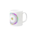 White Rainbowのあい　LOVE Mug :right side of the handle