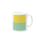 三重殺セカンドの店の日本の伝統色 夏 Mug :right side of the handle