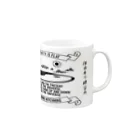 ワールドエンド ヒッチハイクのジ・アースイズフラット Mug :right side of the handle