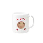 にゃんころおみせのママすきすき Mug :right side of the handle