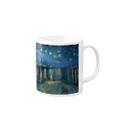 artgalleryのローヌ川の星月夜 Mug :right side of the handle