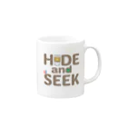 Piso Store on Suzuriのじじいのかくれんぼ Mug :right side of the handle