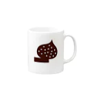 ぶらうんのくりーむ Mug :right side of the handle