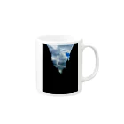 YUKI YOSHIDAのBULE SKY Mug :right side of the handle