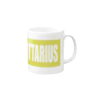 Macchi Baco | SUZURI SHOPの星座／Sagittarius（いて座）マグカップ Mug :right side of the handle