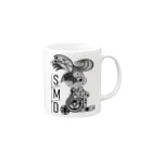 SMD Factoryのメカリーゼントうさぎ Mug :right side of the handle