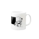 Cordelia　SUZURI分室のGERDA "Black square" Mug :right side of the handle