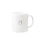 たまねぎの▼ 食パン が いかく してきた ！ Mug :right side of the handle