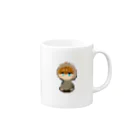 ボーダーラインのエスキモーくん Mug :right side of the handle