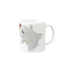 凸凹ショップのひまのかたまり ひま太郎 ひも犬の「いえーい！」 Mug :right side of the handle