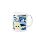 にゃーころのにゃーころとなーころの冬 Mug :right side of the handle