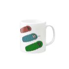 Mrs.Bean/ミセスビーンの寝ぶくろう Mug :right side of the handle