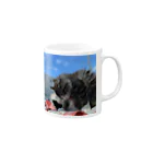 たびねこ蜜柑のたびねこ蜜柑 Mug :right side of the handle