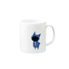 にゃーころのにゃーころ寒い Mug :right side of the handle