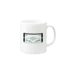 水飼 瓶魚の1漢字[日]★002 宝石箱_黒字 Moegiiro×Opaline Mug :right side of the handle