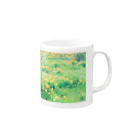 ai☆の* 黄色のしあわせ * Mug :right side of the handle