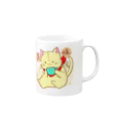 のりこのぬいにゃんカップ Mug :right side of the handle