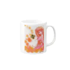 ai☆の* clover. * Mug :right side of the handle