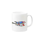 蛙商店のアジくんカップ Mug :right side of the handle