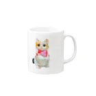 Original CATの【デザイン】ブロック Mug :right side of the handle