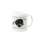 ひろとみこましすのうさぎ犬の憂鬱 Mug :right side of the handle