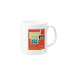 YS VINTAGE WORKSのチェコ　ラジカセ Mug :right side of the handle