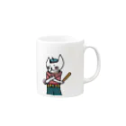 NeconekoのNeconeko ベースボール Mug :right side of the handle