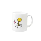 Phage Daisuki Clubのほっとひといきファージ Mug :right side of the handle