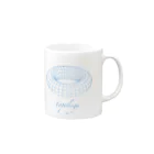 小雨海岸のtopology（位相幾何学）トーラス Mug :right side of the handle