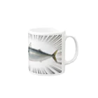 AAAstarsのウニフラ　鯖（saba）　 Mug :right side of the handle