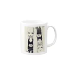 Rena Tsukiji - illustration goodsの相対ガールズ2 Mug :right side of the handle