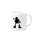 物欲センターのどんぐりマン！ Mug :right side of the handle