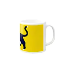 segasworksのハチワレねこ(背景あり) Mug :right side of the handle