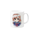 涼山のセーラーJKちゃん Mug :right side of the handle