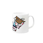 アート宇都宮(ARTUTSUNOMIYA)の阿波踊りをする子猫 Mug :right side of the handle