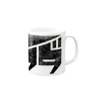 ふたつ屋根のLOGO TYPE 『イマダ』 Mug :right side of the handle