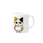 AKI⭐︎CATの三毛猫のミーさん Mug :right side of the handle