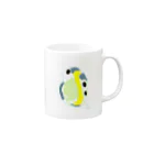 colorfle/shopのミジンコ Mug :right side of the handle