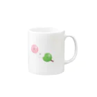 jupipiのお花見ビションフリーゼ Mug :right side of the handle