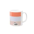 moka landのかけっこ大好きシュナウザー Mug :right side of the handle